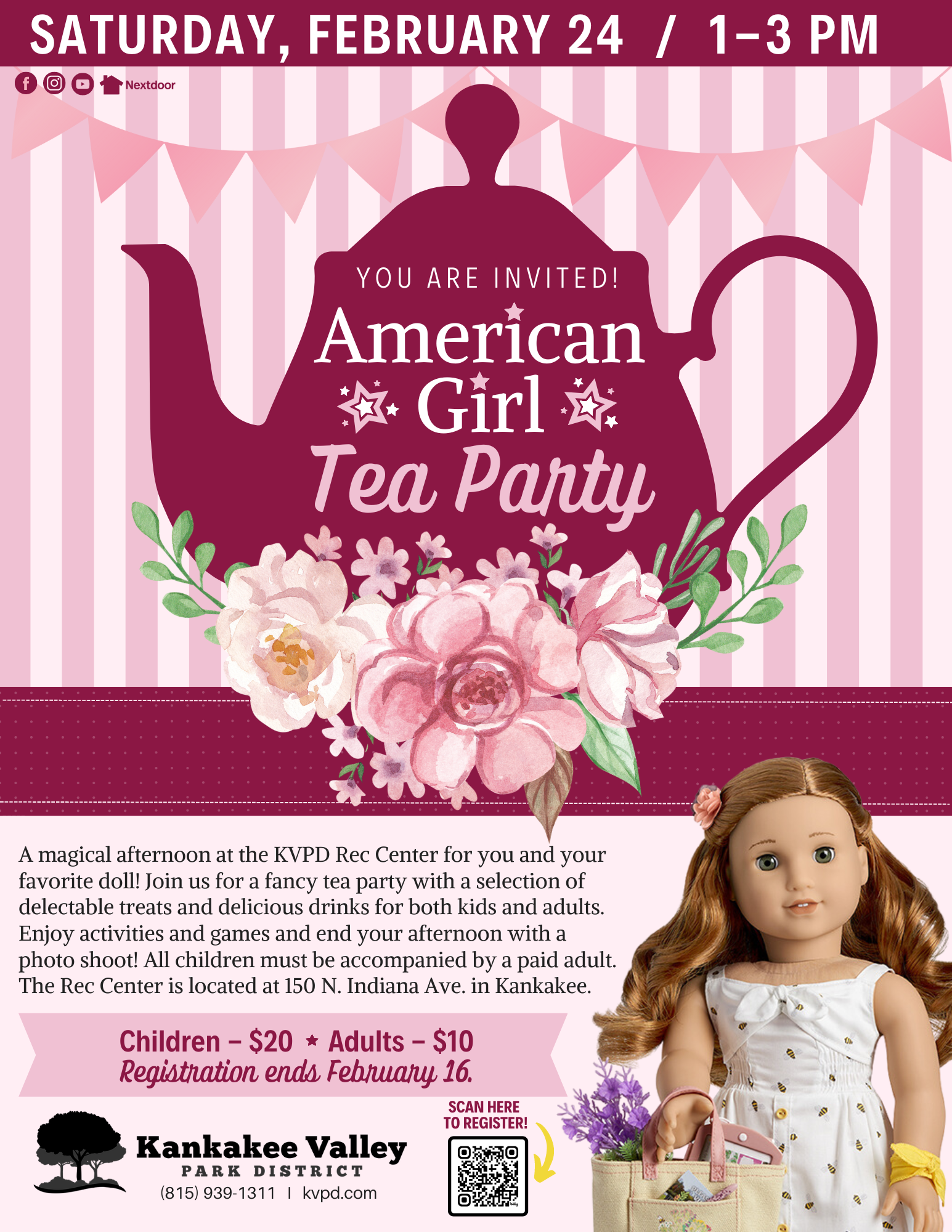 American Girl Tea Party